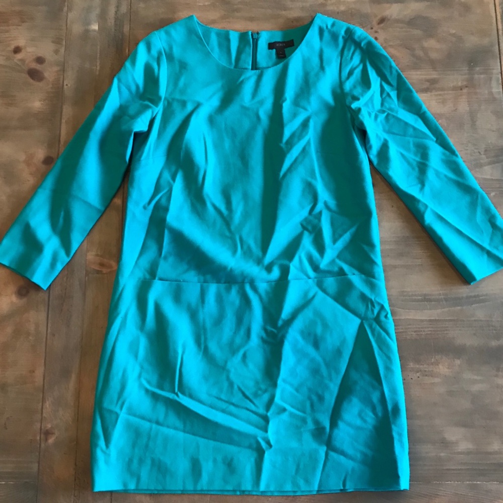 Jcrew wool shift dress